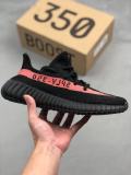 SS TOP Yeezy 350 adidas Yeezy Boost 350 V2 Core Black/Red Real Boost BY9612