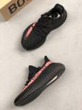 SS TOP Yeezy 350 adidas Yeezy Boost 350 V2 Core Black/Red Real Boost BY9612
