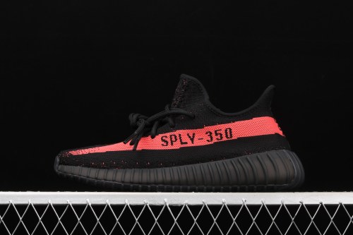 SH Yeezy 350 adidas Yeezy Boost 350 V2 Core Black/Red Real Boost BY9612