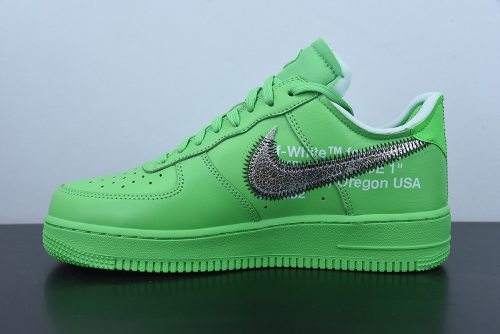 SS TOP off-white x nk air force 1   green   ow dx1419-300