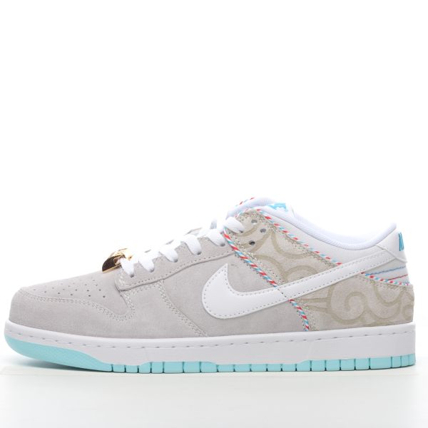 SS TOP Nike Dunk Low “Barber Shop” DH7614-500