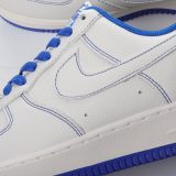 SS TOP Nike air force 1 low 07 five-bar joint custom white and blue UN1570-680