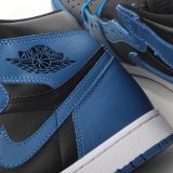 SS TOP Nike Air Jordan 1 Retro High OG Dark Marina Blue  555088-404