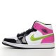 SS TOP Air Jordan 1 Mid Marron Black Gold CZ4385-016