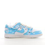 SS TOP Nike  SB Dunk Low Lot Blue/White/Paisley   DD1503-109