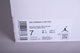 SS TOP Air Jordan 4 Retro  Canvas   DQ4909-100