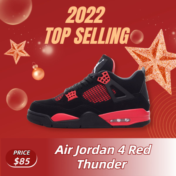 SS TOP Air Jordan 4 Red Thunder CT8527-016