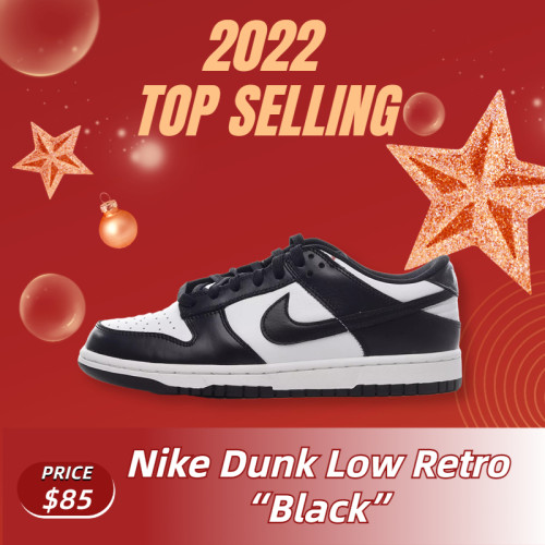 SS TOP Nike Dunk Low Retro “Black” DD1391-100