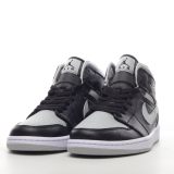 SS TOP Nike Air Jordan 1 Mid  Black/Grey   BQ6472-007