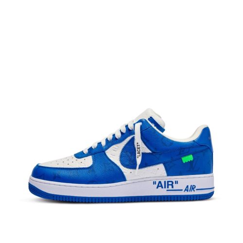 Perfectkicks | PK God Louis Vuitton x Nike Louis Vuitton x Nike Air Force 1 Blue