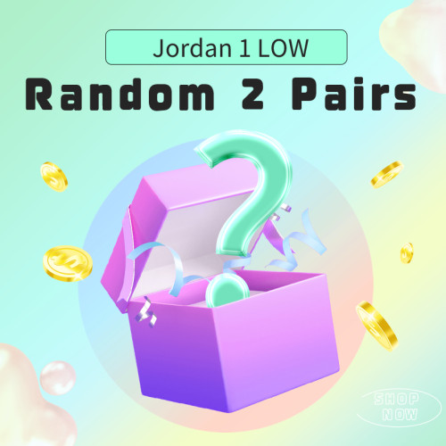 Two Pairs Jordan 1 Low Mystery Boxes
