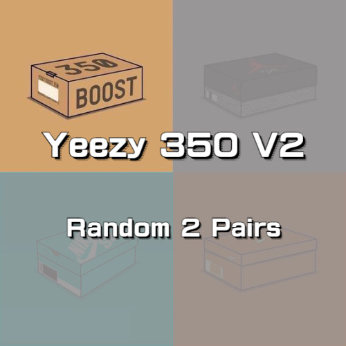 Two Pairs Yeezy 350 V2  Mystery Boxes