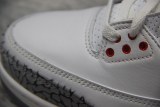 SS TOP Air Jordan 3 Retro  White Cement Reimagined DN3707-100