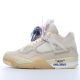 Oringinal Batch  OFF White x Air Jordan 4 Sail CV9388-100