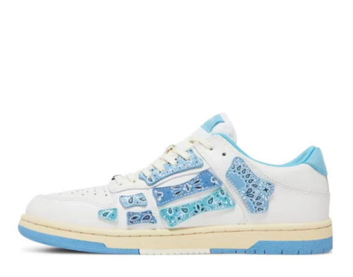 AMIR* Skel Top Low Bandana White Light Blue PF22MFS006123