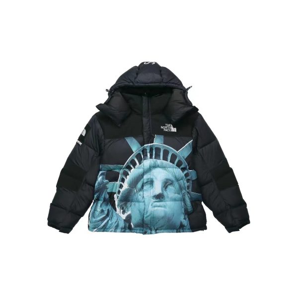 Supreme The N***h F**e Statue of Liberty Baltoro Jacket Black