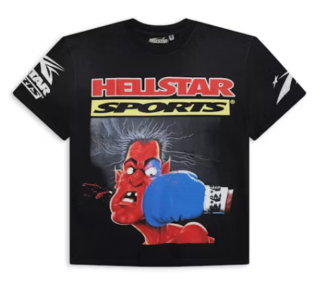 Hellstar Knock-Out T-shirt Black