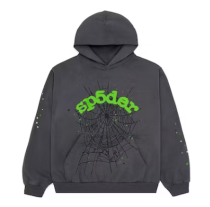 Felpa Sp5der Wait Web grigio ardesia