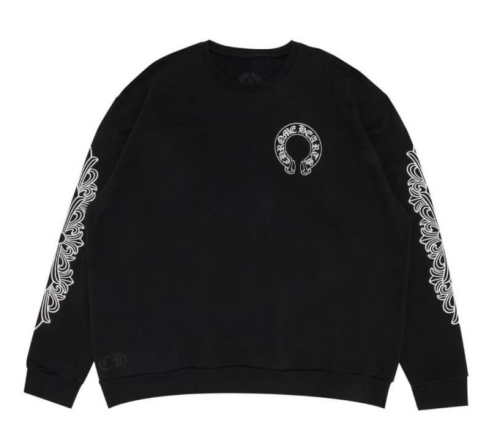 Chrome Hearts Horseshoe LogoCrewneck Sweatshirt 'Black'