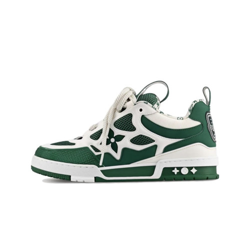 LO**S VU**TON LV Skate Sneaker Green White 1AC520