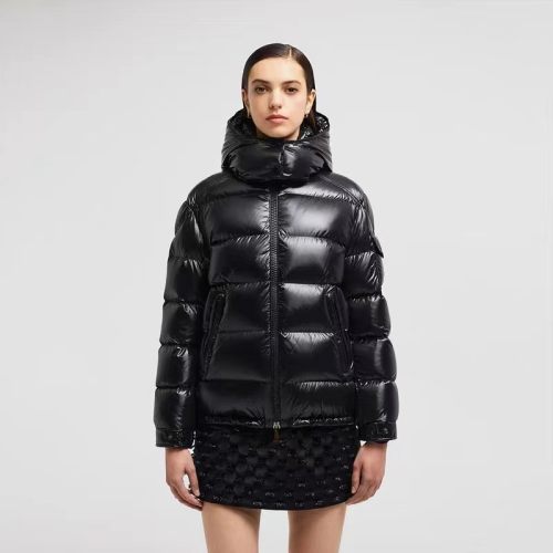 Piumino Moncler Maya Short nero