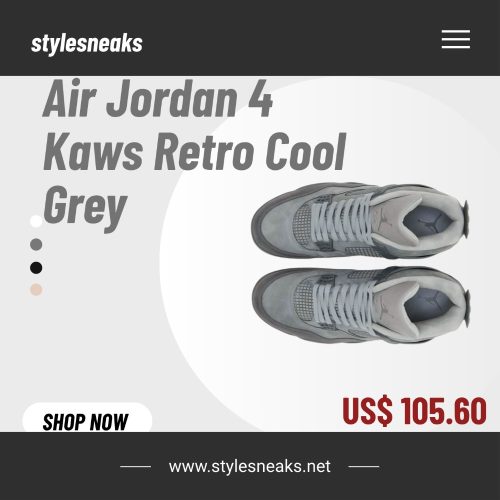Perfectkicks | PK God Air Jordan 4 Kaws Retro Cool Grey   930155-003