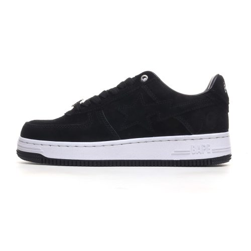 A Bathing Ape Bape Sta Black Suede 1H70191004