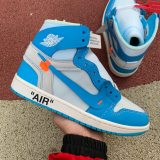 LJRSNEAKERS OFF-WHITE X AIR JORDAN 1  HIGH  'UNC' AQ0818-148