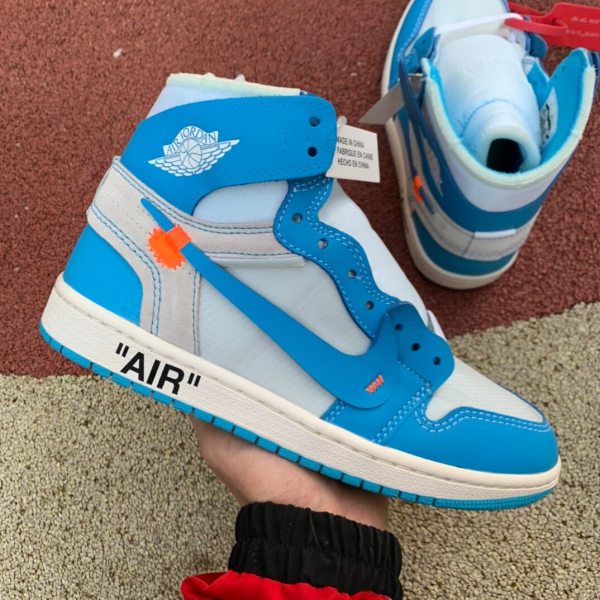 LJRSNEAKERS OFF-WHITE X AIR JORDAN 1  HIGH  'UNC' AQ0818-148