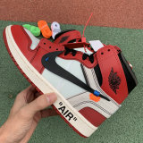 LJRSNEAKERS OFF-WHITE X AIR JORDAN 1 HIGH 'CHICAGO' AA3834-101
