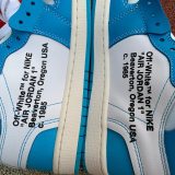 LJRSNEAKERS OFF-WHITE X AIR JORDAN 1  HIGH  'UNC' AQ0818-148