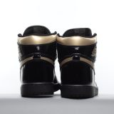 MS BATCH Air Jordan 1 High OG Patent Black Metallic Gold 555088-032