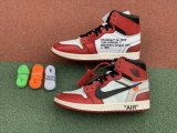 LJRSNEAKERS OFF-WHITE X AIR JORDAN 1 HIGH 'CHICAGO' AA3834-101