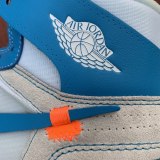 LJRSNEAKERS OFF-WHITE X AIR JORDAN 1  HIGH  'UNC' AQ0818-148