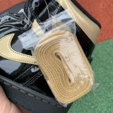 LJRSNEAKERS AIR JORDAN 1 HIGH 'BLACK METALLIC GOLD' 555088-032
