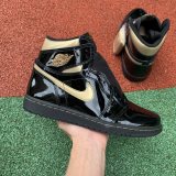 LJRSNEAKERS AIR JORDAN 1 HIGH 'BLACK METALLIC GOLD' 555088-032