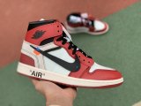 LJRSNEAKERS OFF-WHITE X AIR JORDAN 1 HIGH 'CHICAGO' AA3834-101