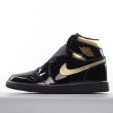 MS BATCH Air Jordan 1 High OG Patent Black Metallic Gold 555088-032