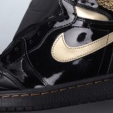 MS BATCH Air Jordan 1 High OG Patent Black Metallic Gold 555088-032