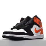 MS BATCH Air Jordan 1 Mid Shattered Backboard White Black Starfish 554724-058