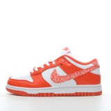 MS BATCH Nike SB Dunk Low Essential Orange Paisley White DH4401-103