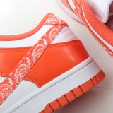 MS BATCH Nike SB Dunk Low Essential Orange Paisley White DH4401-103