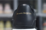 Alexander McQueen Sneaker Black Skin White Background 553680-WHGP5-1000