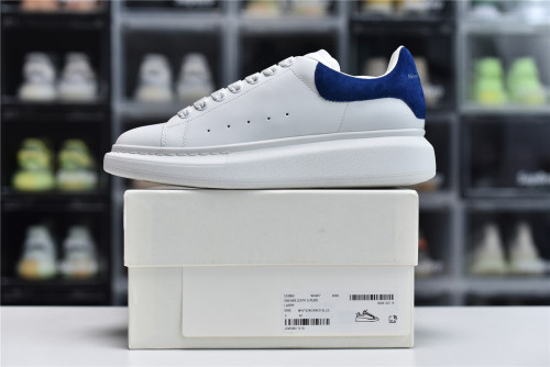 Alexander McQueen Sneaker Paris Blue Velvet Tail 553680-WHGP7-9086