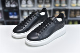 Alexander McQueen Sneaker Black Skin White Background 553680-WHGP5-1000