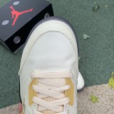 LJRSNEAKERS OFF-WHITE X AIR JORDAN 5 'SAIL' DH8565-100