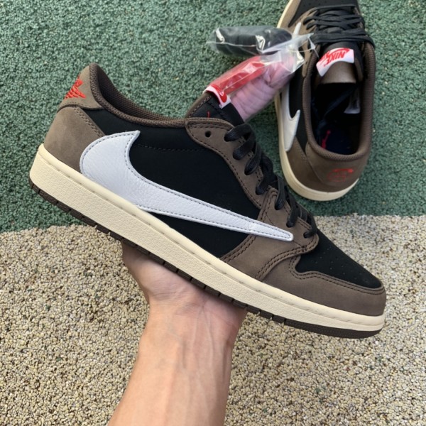 LJRSNEAKERS TRAVIS SCOTT X AIR JORDAN 1 LOW 'MOCHA' CQ4277-001