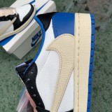 LJRSNEAKERS FRAGMENT DESIGN X TRAVIS SCOTT X AIR JORDAN 1 RETRO LOW DM7866-140