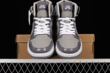 PK God AIR JORDAN 1 ZOOM CMFT LIGHT GREY DQ0659-005