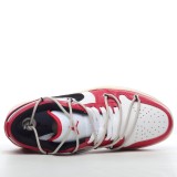 MS-BATCH Air Jordan 1 Low Chicago University Red White Black 553558-118